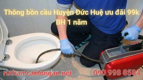 Thông bồn cầu Huyện Đức Huệ quy trình xử lý thế nào ?