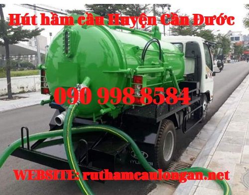 Hút hầm cầu Huyện Cần Đước xử lý theo quy trình khoa học