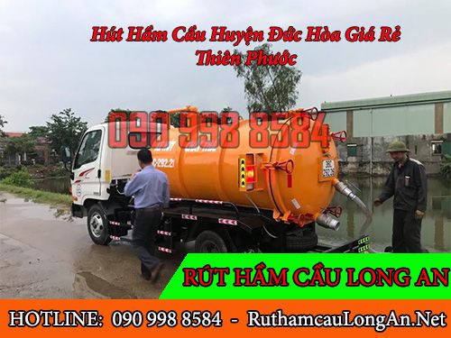 Hút hầm cầu huyện Đức Hòa 90K, ưu đãi 10%, BH 1 năm