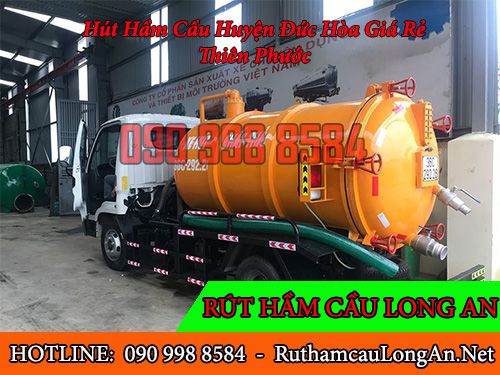 Hút hầm cầu huyện Đức Hòa 90K, ưu đãi 10%, BH 1 năm