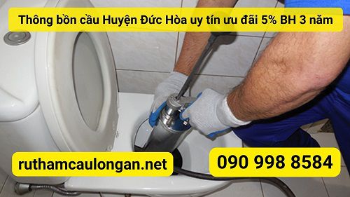 Thông bồn cầu Huyện Đức Hòa có mức giá bao nhiêu ?