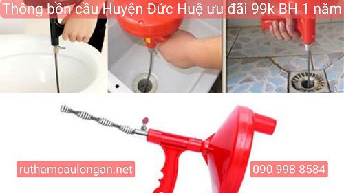 Thông bồn cầu Huyện Đức Huệ giá bao nhiêu ?