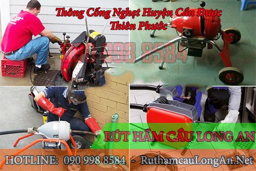 Thông cống nghẹt huyện Cần Đước ưu đãi 5% BH 3 năm Thông cống nghẹt huyện Cần Đước ưu đãi 5% BH 3 năm