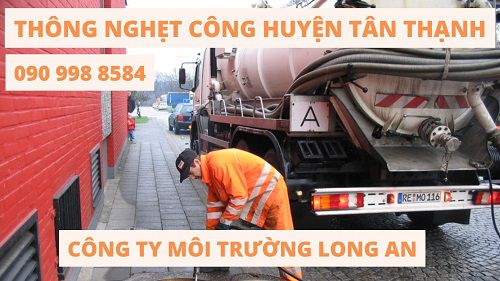 Thông cống nghẹt huyện Tân Thạnh dịch vụ