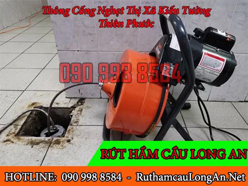 Thông cống nghẹt thị xã Kiến Tường ưu đãi 4% BH 3 năm