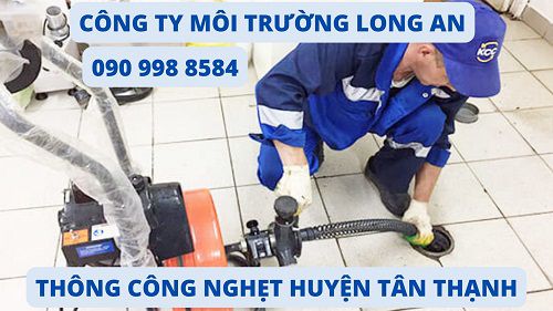 Thông cống nghẹt huyện Tân Thạnh giá