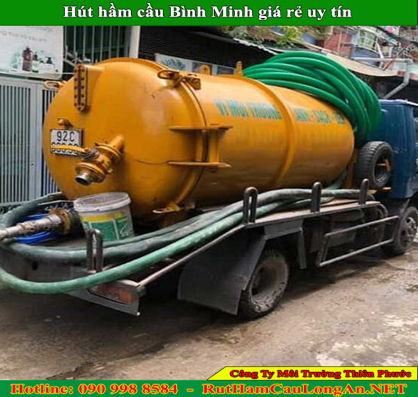 Hút hầm cầu Bình Minh Thiên Phước giá rẻ 90k BH dài hạn