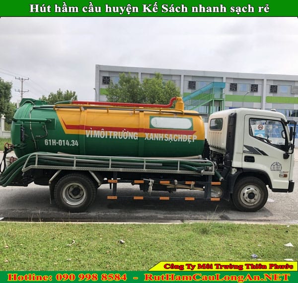 Hút hầm cầu huyện Kế Sách nhanh sạch