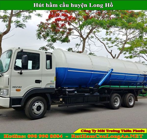 Hút hầm cầu huyện Long Hồ Thiên Phước BH 2 năm uy tín