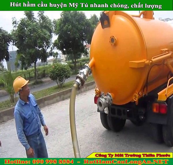 Hút hầm cầu huyện Mỹ Tú Thiên Phước giá 90K, cam kết không đục phá