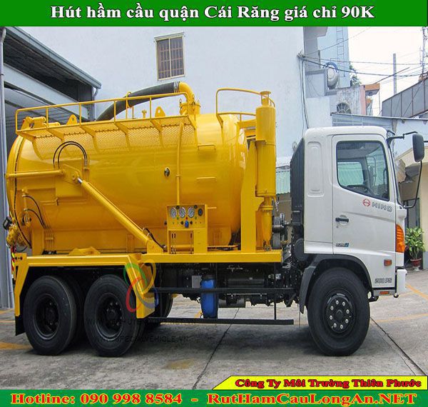 Hút hầm cầu quận Cái Răng Thiên Phước an toàn, hiệu quả, giá 90K