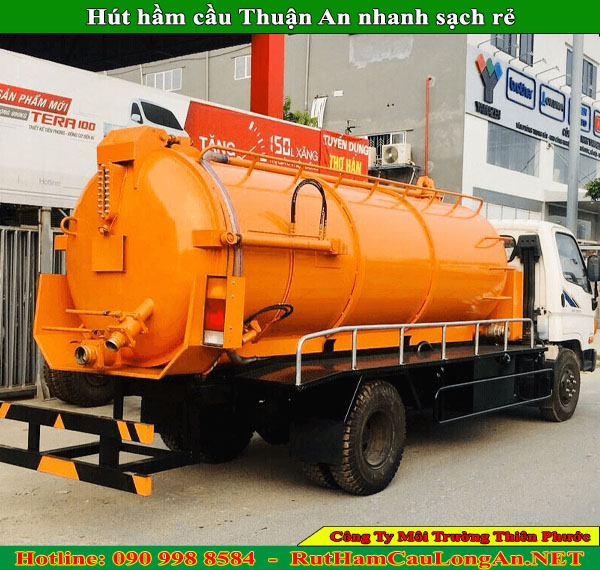 Hút hầm cầu Thuận An Thiên Phước 24/7 rẻ, nhanh, sạch