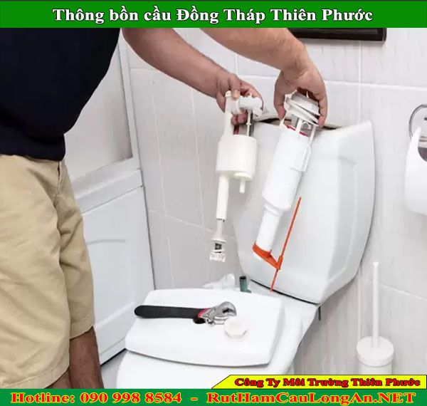 Thông bồn cầu Đồng Tháp Thiên Phước chuyên nghiệp BH 2 năm