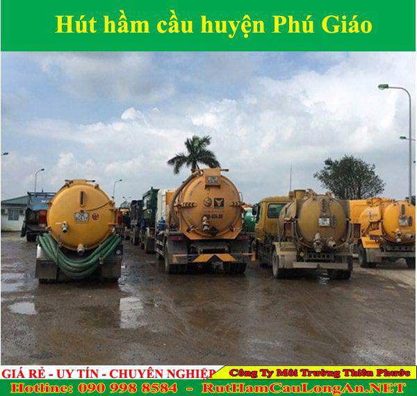 Hút hầm cầu huyện Phú Giáo Thiên Phước hoạt động 24/7 từ 99K
