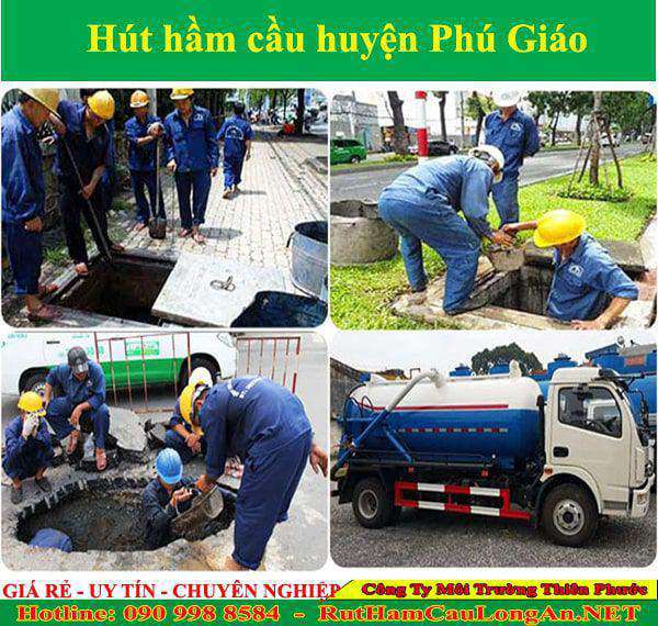 Hút hầm cầu huyện Phú Giáo Thiên Phước hoạt động 24/7 từ 99K