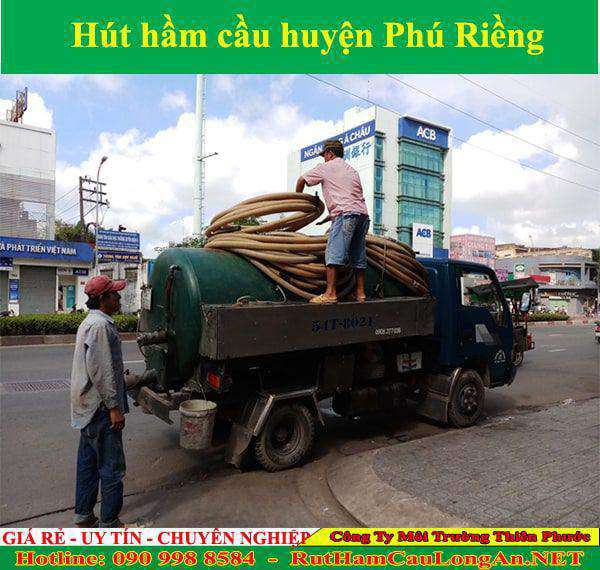 Hút hầm cầu huyện Phú Riềng Thiên Phước nhanh gọn ưu đãi 99K