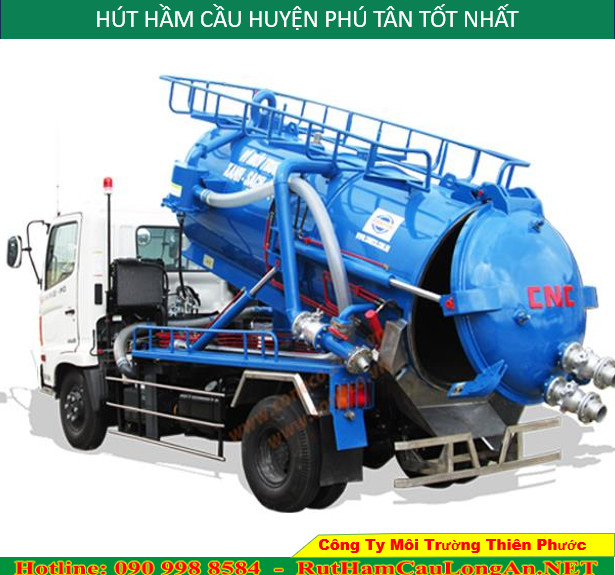 hút hầm cầu huyện Phú Tân